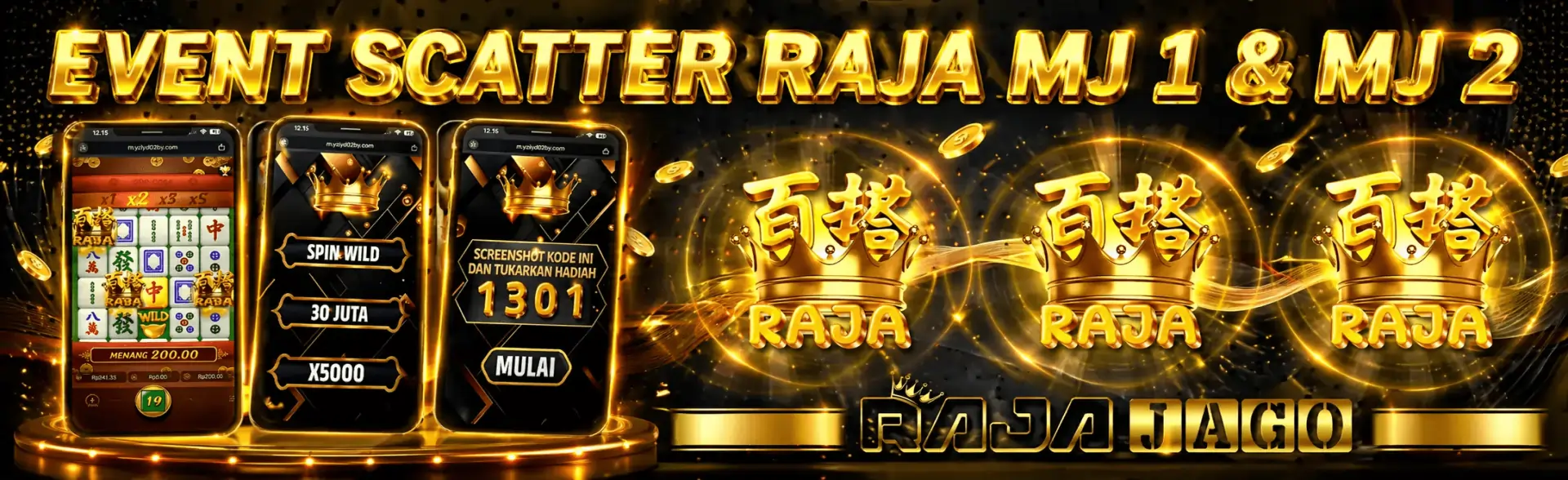 Scatter RAJA MJ 1 MJ 2