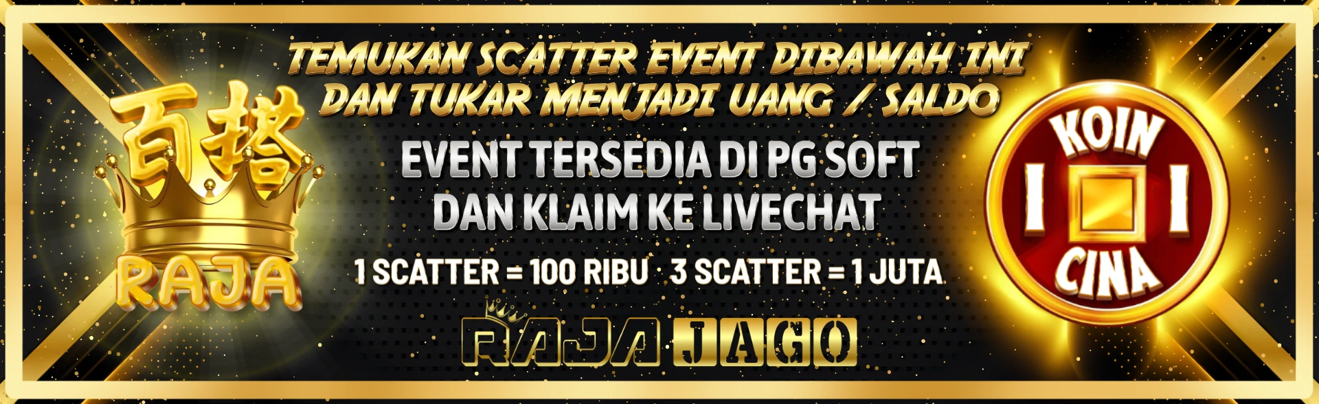 EVENT 1 SCATTER 100 RIBU