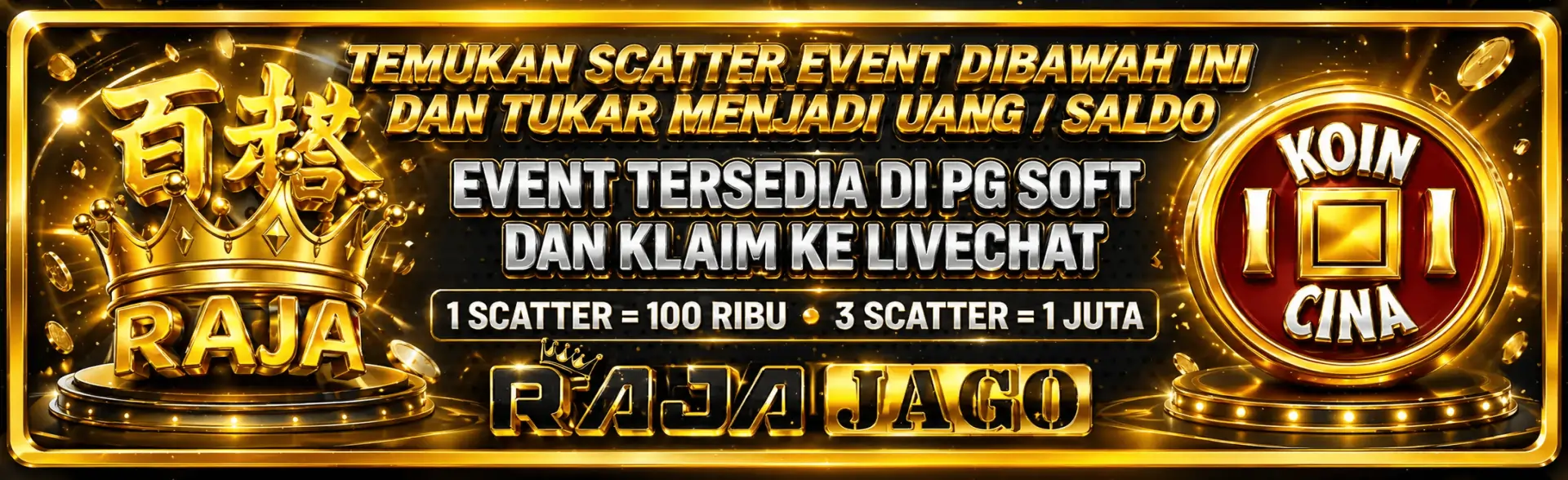 EVENT 1 SCATTER 100 RIBU